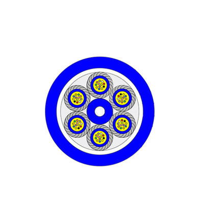 KEXINT GJASFKV Indoor Armoured Fiber Optic Cables 72 144 Core Indoor Multi-Core Armored Cable