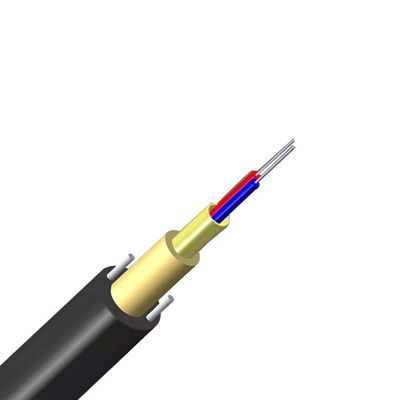 ADSS 8.5mm Fiber Optic Armoured Cable Central Bundle Tube Structure