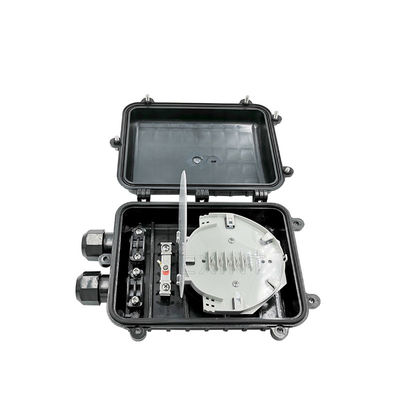 2 Ports Outdoor Waterproof UV Proof Fiber Optic Splice Closure FTTH IP68 6-96 Cores