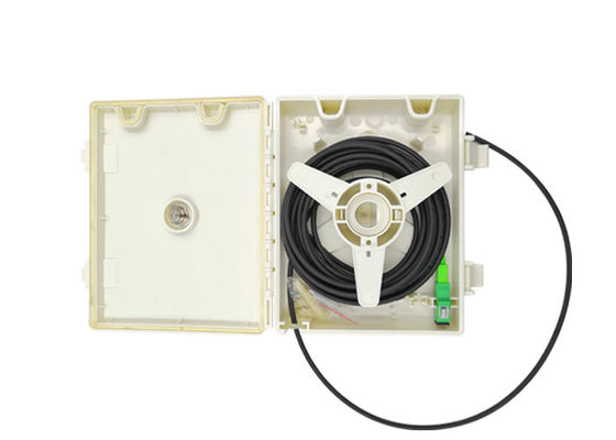 Desk Waterproof FTTH Distribution Box 1 Core 2 Cores SC Pigtail Adaptor