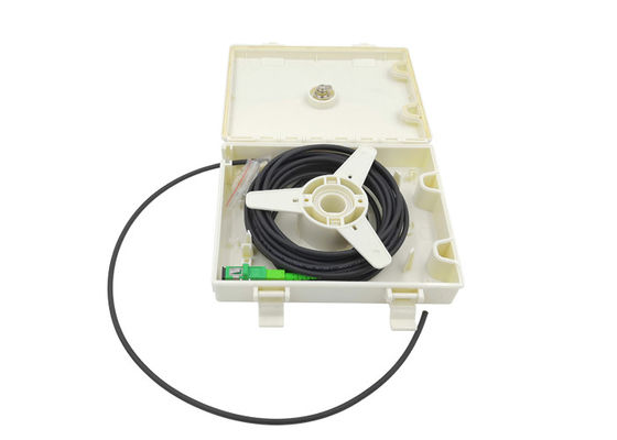 Desk Waterproof FTTH Distribution Box 1 Core 2 Cores SC Pigtail Adaptor
