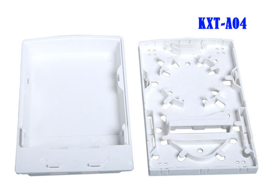 2 Core Mini FTTH Distribution Terminal Box Flame Retardant SC APC Adapters Include