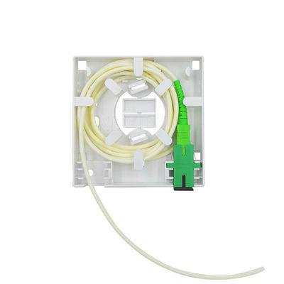 KEXINT Desktop Fiber Optic Distribution Box 2 Ports ABS Material SC LC Connector