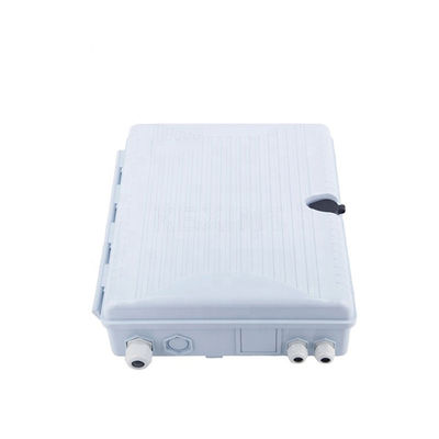 FTTH 32 Cores Fiber Optical Distribution Box KEXINT KXT-16I With PLC ABS PC White