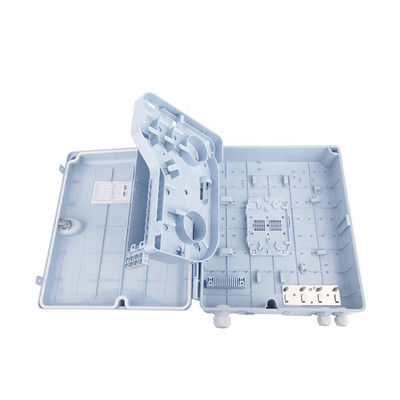 FTTH 32 Cores Fiber Optical Distribution Box KEXINT KXT-16I With PLC ABS PC White