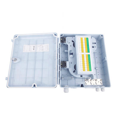 FTTH 32 Cores Fiber Optical Distribution Box KEXINT KXT-16I With PLC ABS PC White