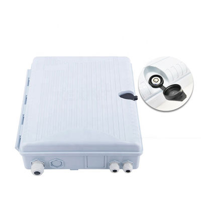 FTTH 32 Cores Fiber Optical Distribution Box KEXINT KXT-16I With PLC ABS PC White
