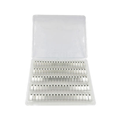 Nickel Plated Shielded FTP 8p8c Cat6 Cat7 Cat8 Plug , KEXINT Rj45 Ethernet Plug