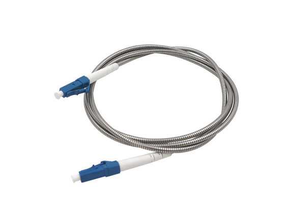 Network SM Fiber Optic Patch Cord LC UPC 1 3 Meters Armored Metal Jacket
