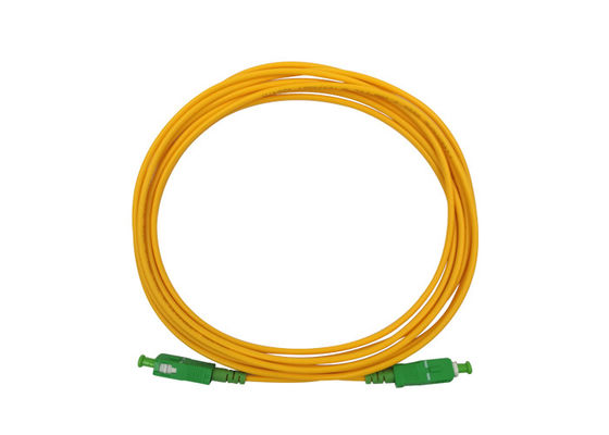 Single Mode SC/APC -SC/APC Fiber Optical Patch Cord 10M Low Loss Return Loss 60dB