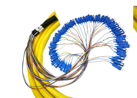 96 Cores 72 Cores Fiber Optical Patch Cord Single Multi Mode SC/APC LSZH