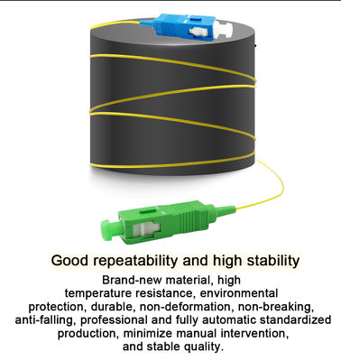 SC/UPC Single Mode To Multimode Fiber Patch Cord Pigtail 0.9mm OM1 OM2