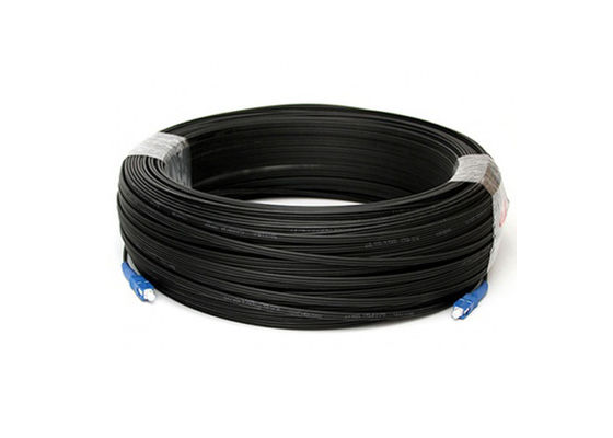 FTTH Drop Cable Patch Cord Fiber Optic Cable Cable With Connector SC/APC SC/UPC 50M