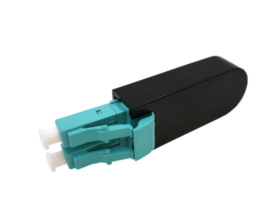LC OM3 Duplex MM Multi Mode Fiber Optical Patch Cord Loopback Connector Adapter