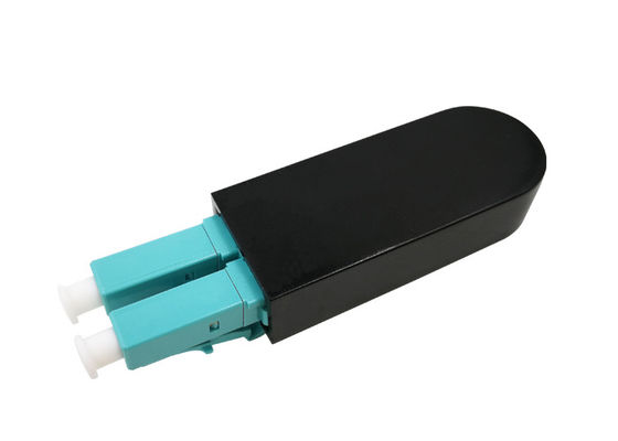 LC OM3 Duplex MM Multi Mode Fiber Optical Patch Cord Loopback Connector Adapter