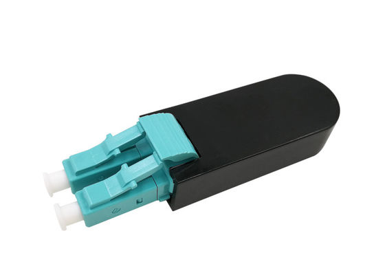 LC OM3 Duplex MM Multi Mode Fiber Optical Patch Cord Loopback Connector Adapter