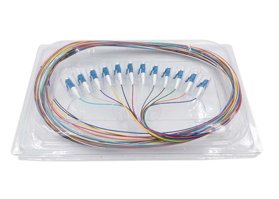 LC/UPC 12 Core Colors SM Patch Cord Fiber Patch Cables G652D G657A1 G657A2 1m 1.5m