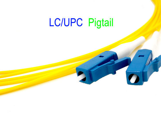 LC To LC Multimode Duplex Fiber Optic Patch Cable PVC OM3 PLC G657A2 0.2 dB
