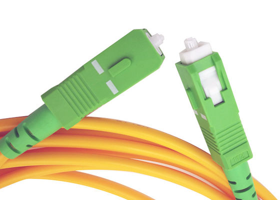 Communication Cabinet SC/APC Fiber Optic Patch Leads SM 3m Transfer Box LSZH Outer Sheath