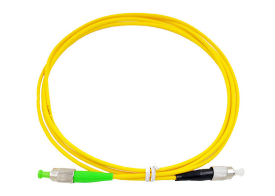 FC / APC FC / UPC FTTH Fiber Optical Patch Cord LSZH Sheath Low Insertion Loss