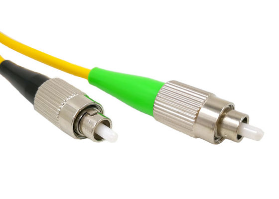 FC / APC FC / UPC FTTH Fiber Optical Patch Cord LSZH Sheath Low Insertion Loss