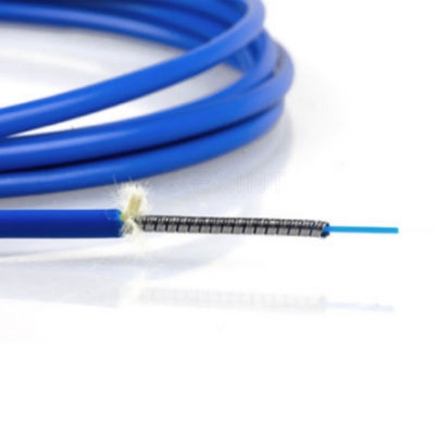 KEXINT E2000 APC To LC UPC Armored Fiber Patch Cable Duplex Single Mode / Multi Mode