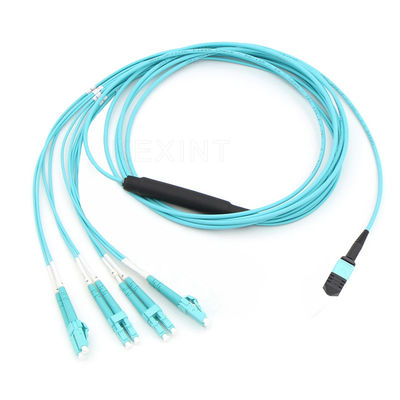 KEXINT MPO To LC Fiber Optical Patch Cord 8 Core 3m Singlemode Multimode