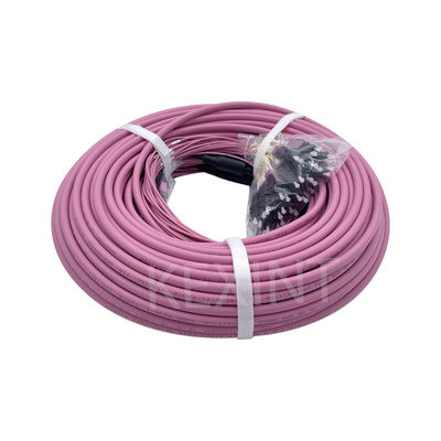 KEXINT FTTH MPO LC Uniboot OM4 Fiber Optic Patch Cord Grade B 3*12 36 Cores Multimode