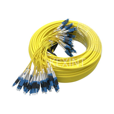 FTTH Multiplex LC Uniboot Fiber Optic Patch Cord 7.0mm 36 Cores G657. A2 LSZH 40m SM