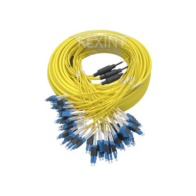 FTTH Multiplex LC Uniboot Fiber Optic Patch Cord 7.0mm 36 Cores G657. A2 LSZH 40m SM