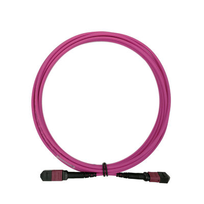 G657A1 Fiber Optical Patch Cord 24 Cores Red Low Insertion Loss