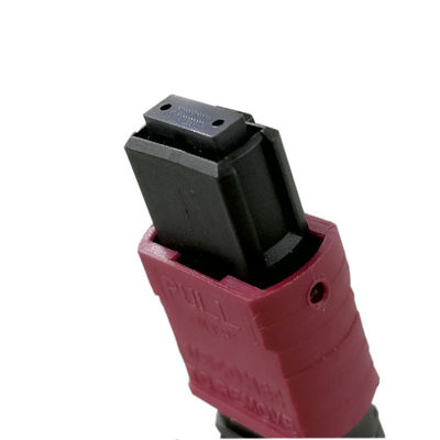 G657A1 Fiber Optical Patch Cord 24 Cores Red Low Insertion Loss