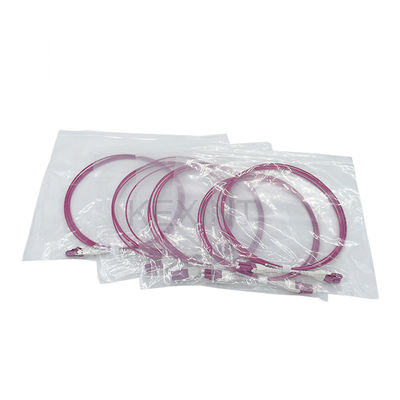 KEXINT Optical Fiber Patch Cord Multimode OM4 LC-LC Duplex Uniboot LSZH 2.0mm 2 Meter