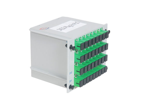 SC APC Fiber Optical Splitter 1×32 Single Mode Low PDL Compact Design