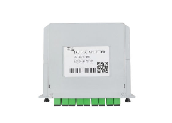 Fast 1x8 PLC Splitter Fibre Separation , Single Mode Fiber Splitter LGX