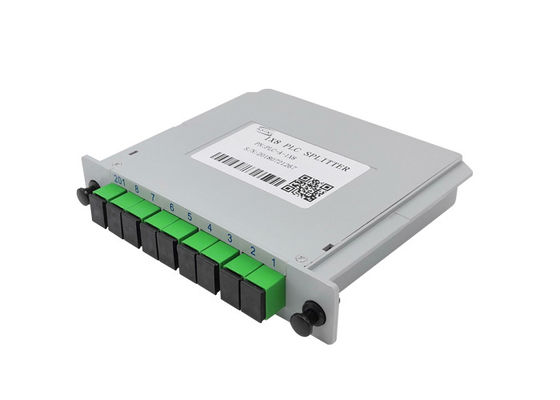 Fast 1x8 PLC Splitter Fibre Separation , Single Mode Fiber Splitter LGX