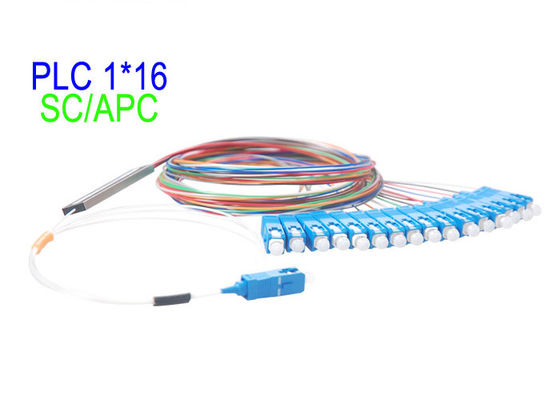 Powered FTTH Passive Fiber Optic Splitter UPC 0.9mm 55 DB Return Loss