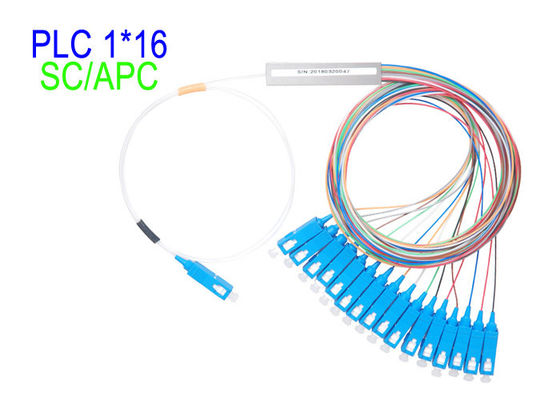 Powered FTTH Passive Fiber Optic Splitter UPC 0.9mm 55 DB Return Loss