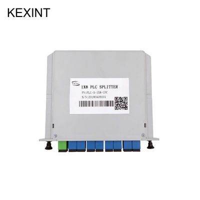 1*8  Fiber Optic PLC Splitter Fibre Separation Single Mode LGX SC/UPC Connector Box