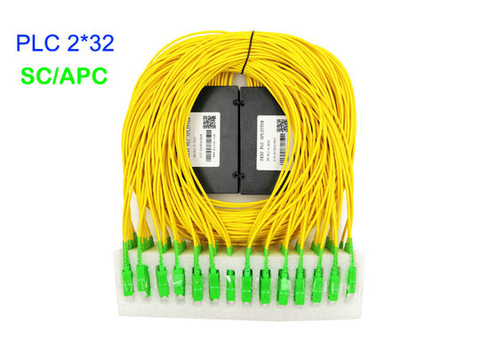 ABS Box Fiber Optic PLC Splitter 3.0mm G657A1 SC/APC 17.2dB Insertion Loss G657A1