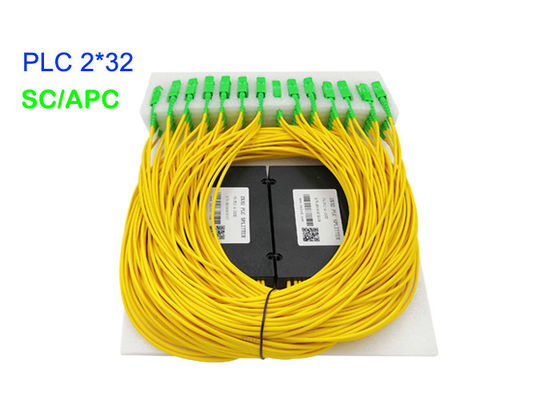 ABS Box Fiber Optic PLC Splitter 3.0mm G657A1 SC/APC 17.2dB Insertion Loss G657A1