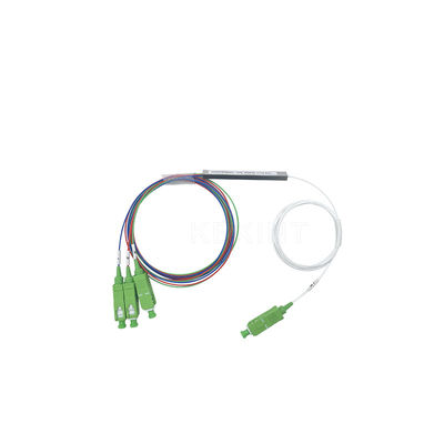 KEXINT 1x3 SC APC Mini Type Single Mode Fiber Splitter Low Insertion Loss Small Size