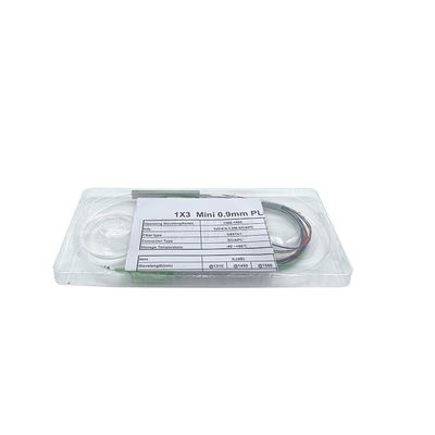 KEXINT 1x3 SC APC Mini Type Single Mode Fiber Splitter Low Insertion Loss Small Size
