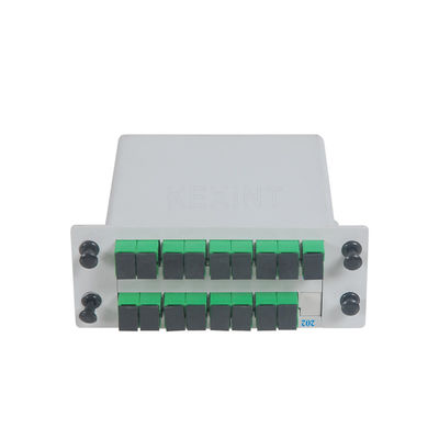 Coloured PLC Splitter 1X16 Fiber Separation SC APC Assette Type