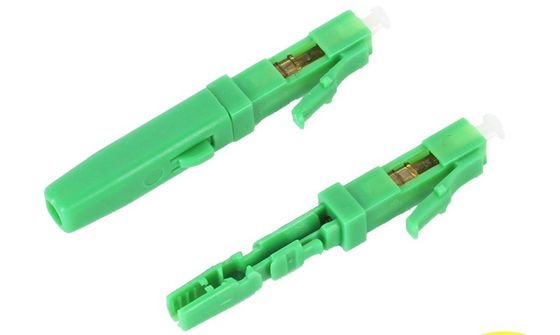 Fast Connect LC APC Fiber Optic Quick Connector Adapter Low Insert Loss