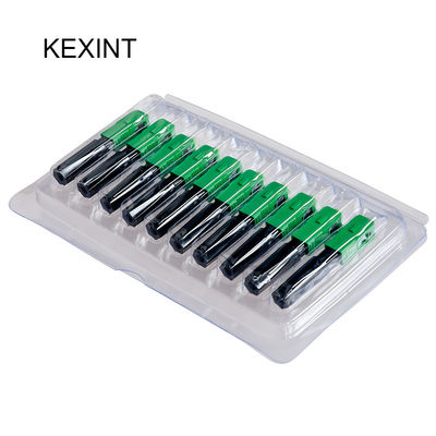 SC-APC Quick Connect Fiber Optic Connectors 0.3dB Insertion Loss Easily Installed 52MM