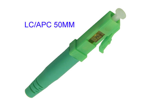 Fast  Connect LC APC Fiber Optic Quick Connector Adapter Low Insert Loss 50MM Length