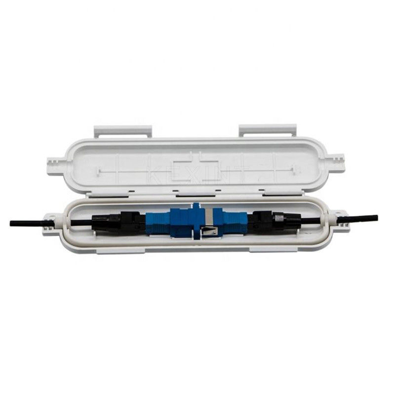 Drop Cable Splicing Protective Sleeve Fiber Optic Terminal Box FTTH ABS 1 Core OTB