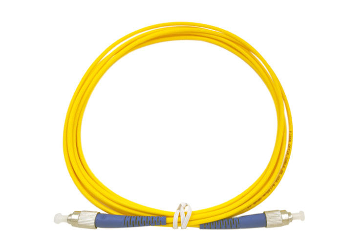 LSZH 0.2dB FTTH Fiber Optical Patch Cord SM 3m Length MODF FC / UPC - FC / UPC